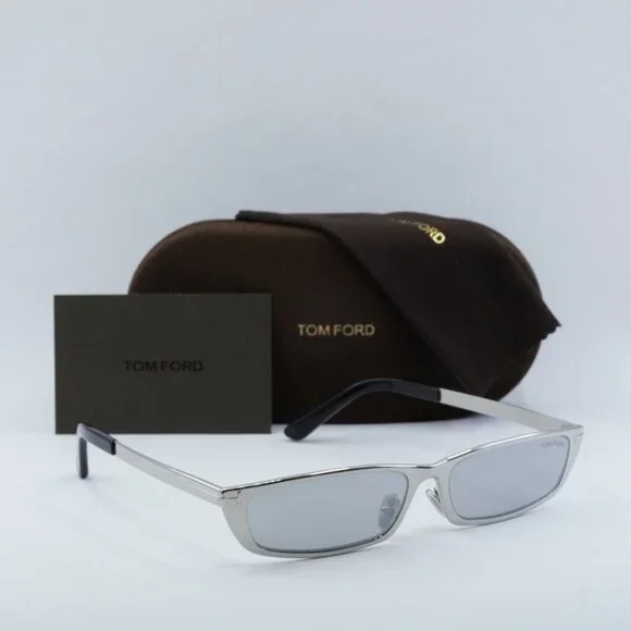 🕶️ New Tom Ford Everett FT1059 16C Sunglasses - Shiny Palladium Frame - Picture 14 of 14